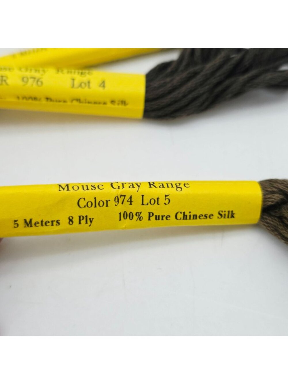 Embroidery Craft Floss Chinese Silk Thread Lot of 7 Needlepoint Silk & L'atelier - Picture 7 of 10
